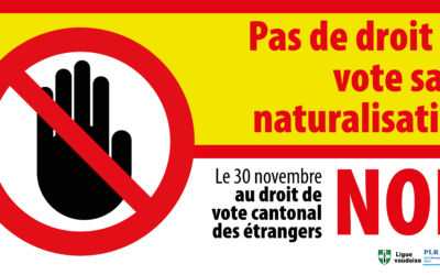 Les Vaudois confirment que le droit de vote est exclusivement lié à la nationalité suisse